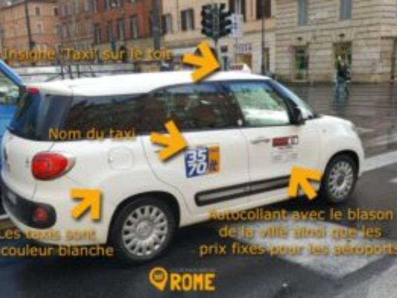 Taxi et Uber à Rome - Informations et numéros